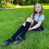 Student's Choice Girls 3-Pack Classic Flat School Uniform Knee High Dress Socks