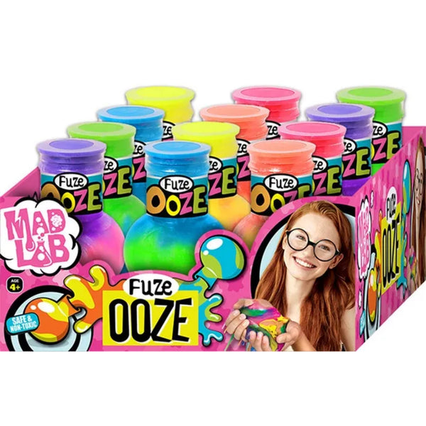 Ja-Ru Mad Lab Fuze Ooze Slime, Safe & Non-Toxic, Age 4+ years