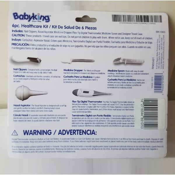 Baby King 6 Piece Healthcare Kit – S&D Kids