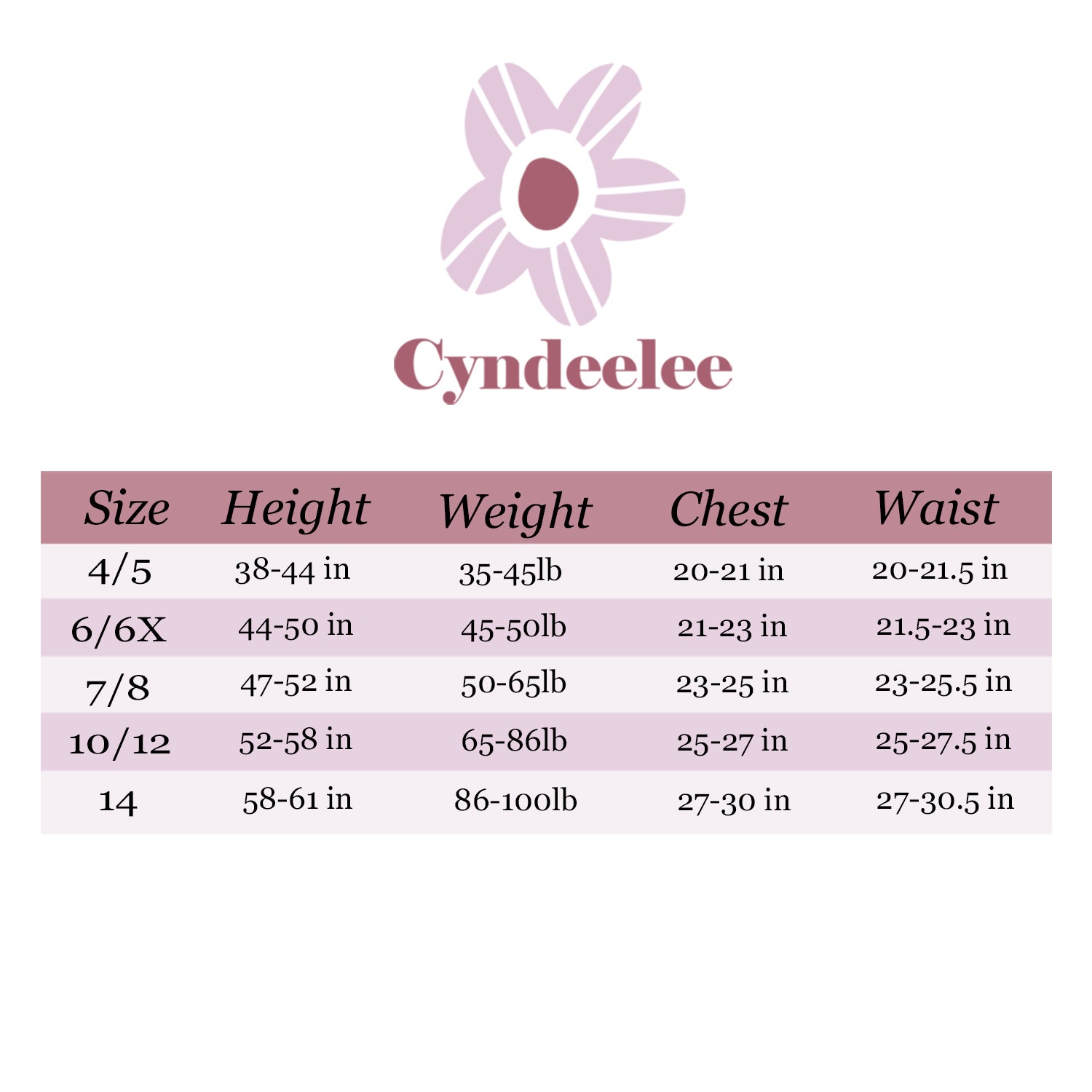 Cyndeelee Girls 4-14 4-Pack Cami