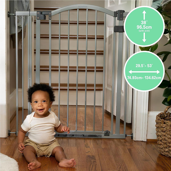 summer infant tall gate Ingenuity Summer Infant Extra Tall & Wide Safety Pet and Baby Gate,  29.5''-53'' Wide, 38'' Tall, Pressure or Hardware Mounted, Install on Wall  or
