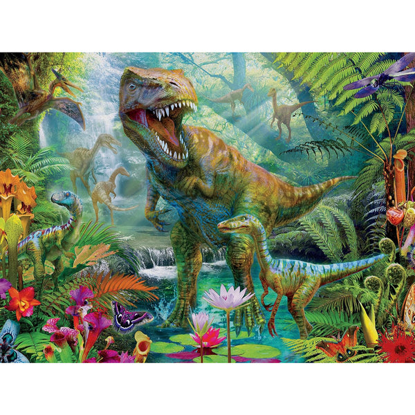 Ceaco Prehistoria, Jurrasic T-Rex Jugsaw Puzzle, 300 Pieces, For
