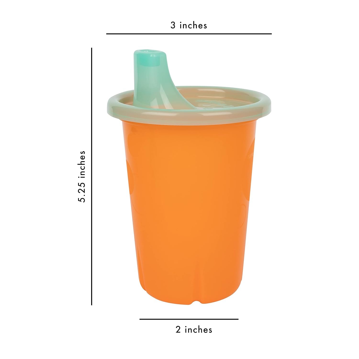 TOMY The First Years Take & Toss Toddler Sippy Cups - Multicolored Toddler Sippy Cups with Lids, 10 oz, 4 Pack