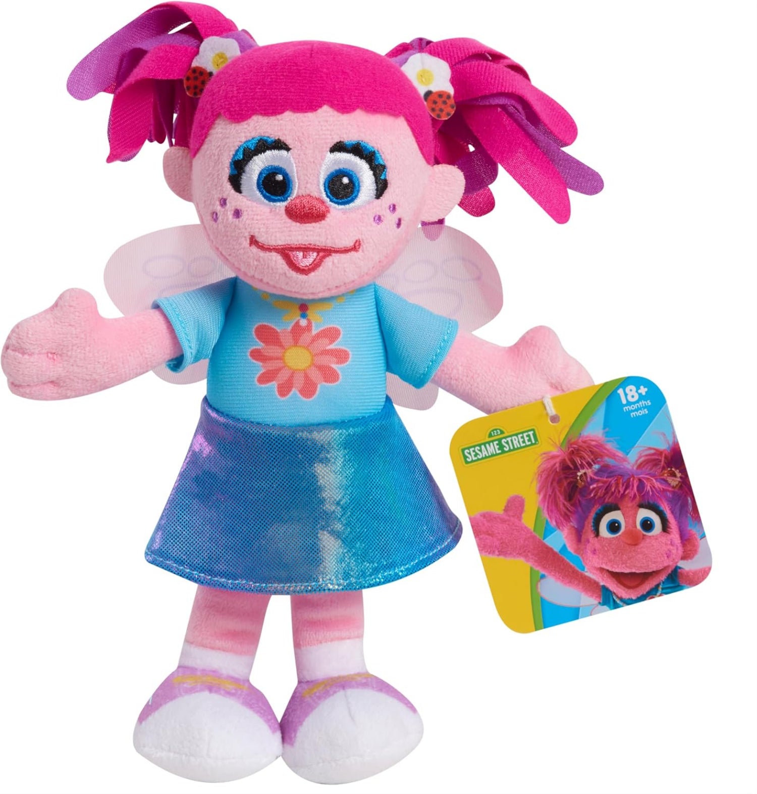Just Play Sesame Street Friends 8-inch Plush Stuffed Toy, Kids Toys for Ages 18 Month