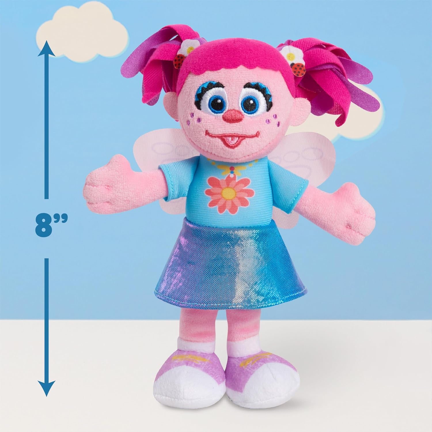 Just Play Sesame Street Friends 8-inch Plush Stuffed Toy, Kids Toys for Ages 18 Month