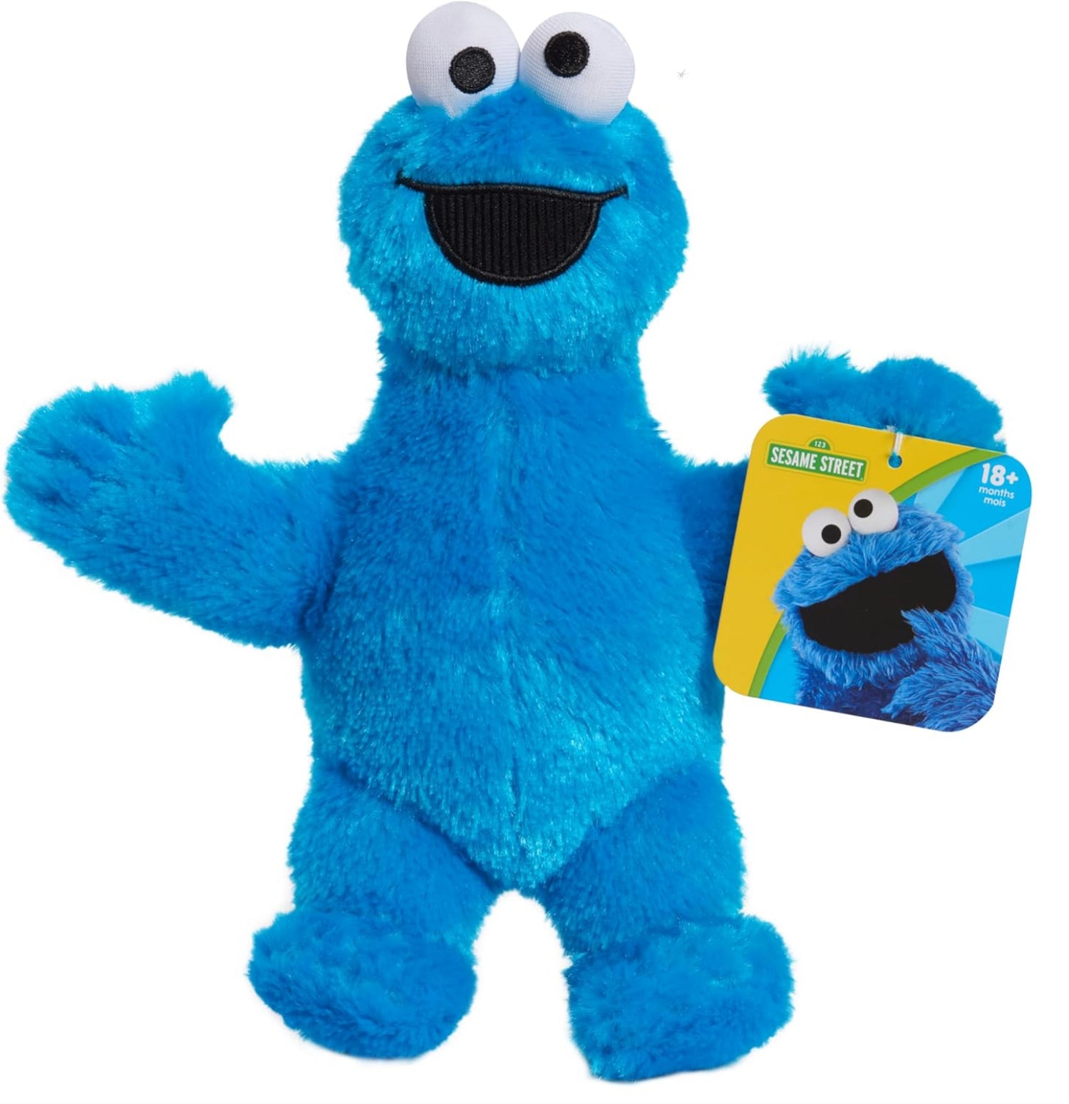 Just Play Sesame Street Friends 8-inch Plush Stuffed Toy, Kids Toys for Ages 18 Month