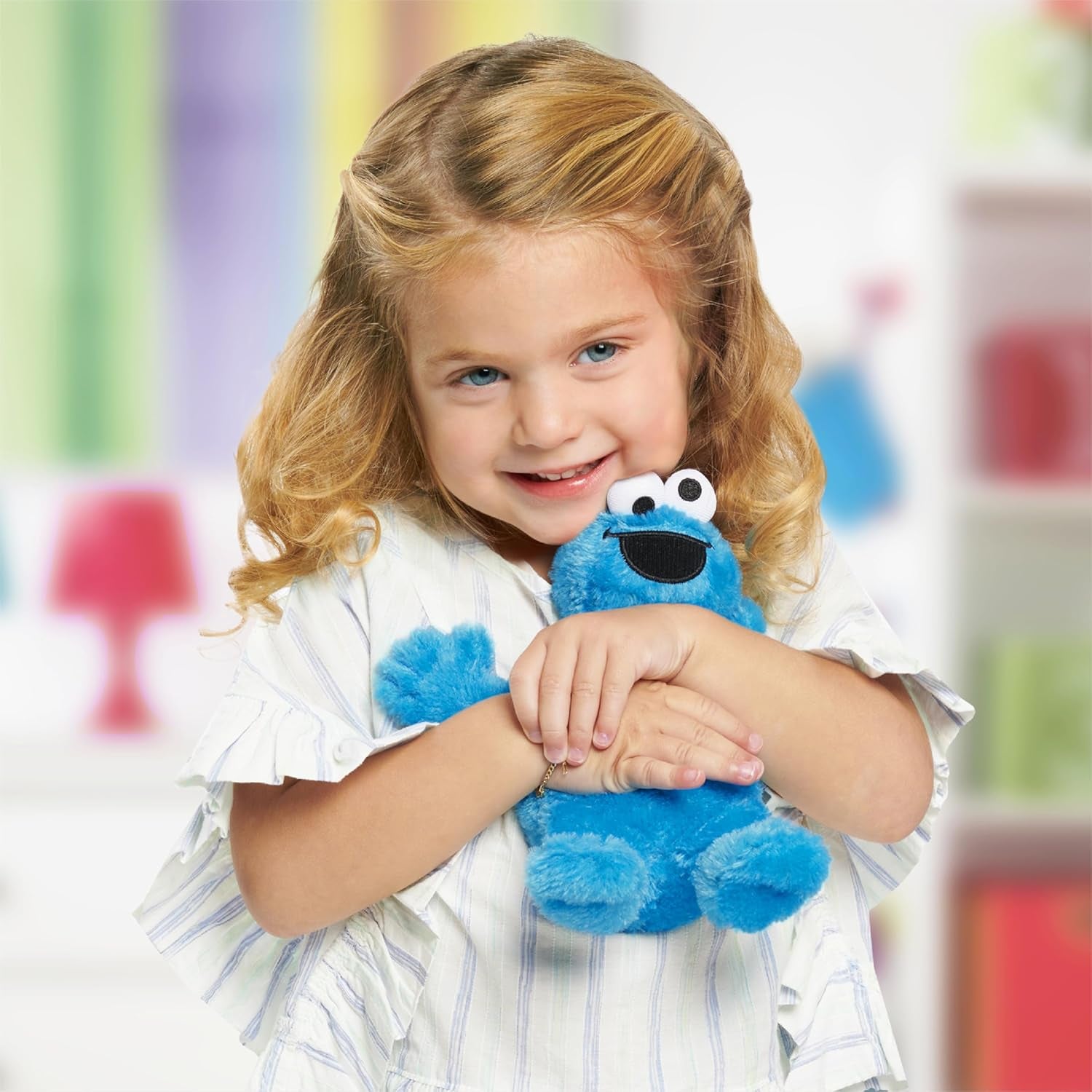 Just Play Sesame Street Friends 8-inch Plush Stuffed Toy, Kids Toys for Ages 18 Month