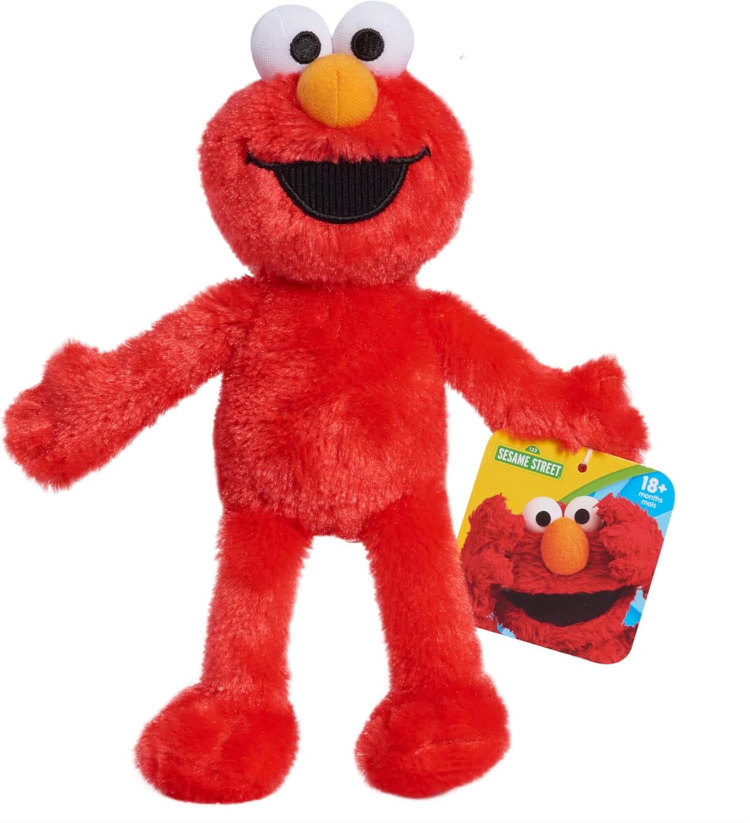 Just Play Sesame Street Friends 8-inch Plush Stuffed Toy, Kids Toys for Ages 18 Month