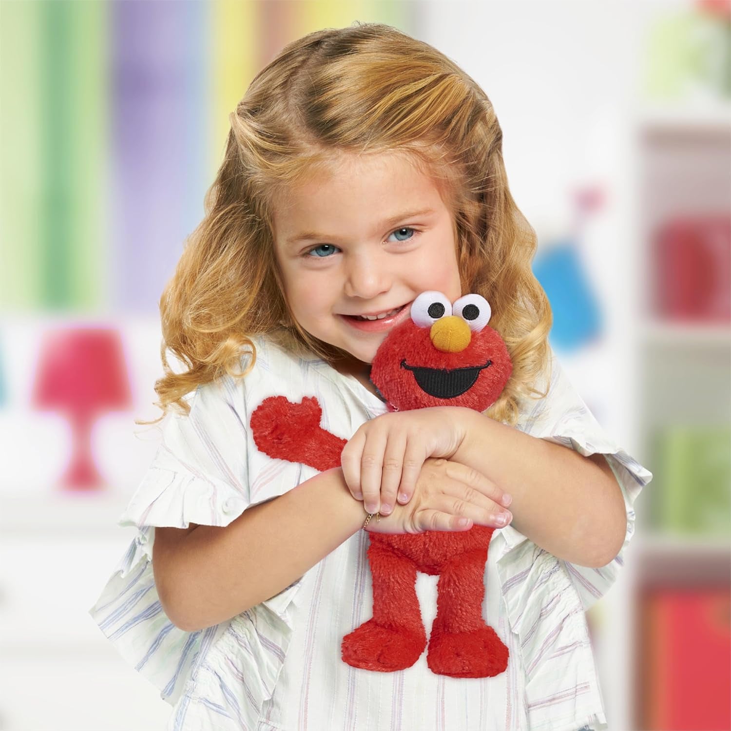 Just Play Sesame Street Friends 8-inch Plush Stuffed Toy, Kids Toys for Ages 18 Month