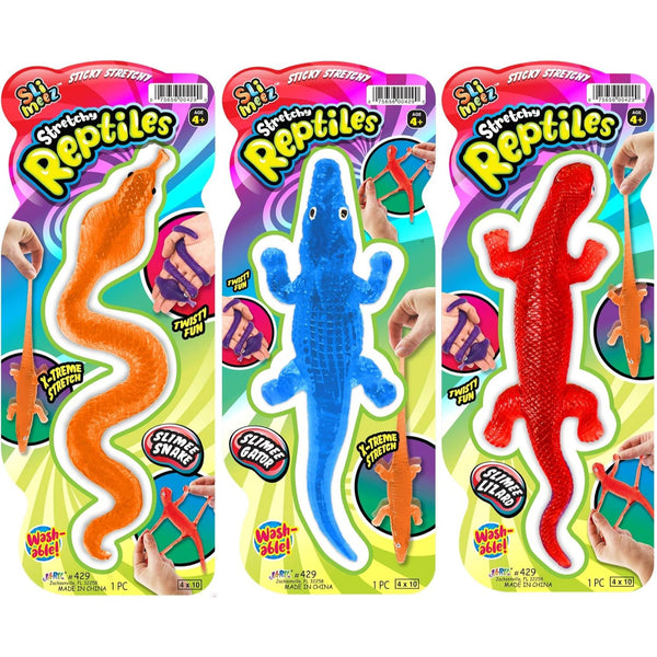Ja-Ru Sticky Stretchy Reptile, Color May Vary (1 Reptile) – S&D Kids