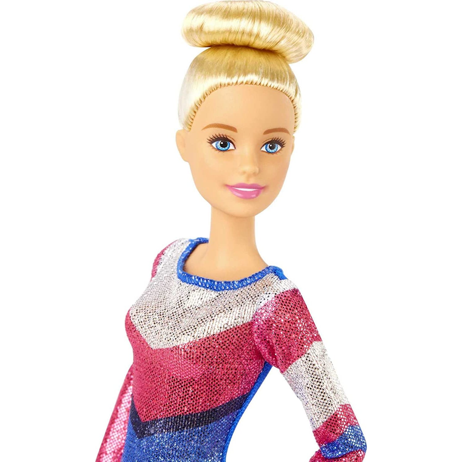 Mattel ​Barbie® Gymnastics Doll and Playset with Twirling Feature, Balance Beam, 15+ Accessori