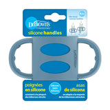Dr. Brown's Milestones 100% Silicone Baby Bottle Handles, Narrow, Removable Easy-Grip Transitional Sippy Cup Handles