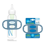 Dr. Brown's Milestones 100% Silicone Baby Bottle Handles, Narrow, Removable Easy-Grip Transitional Sippy Cup Handles
