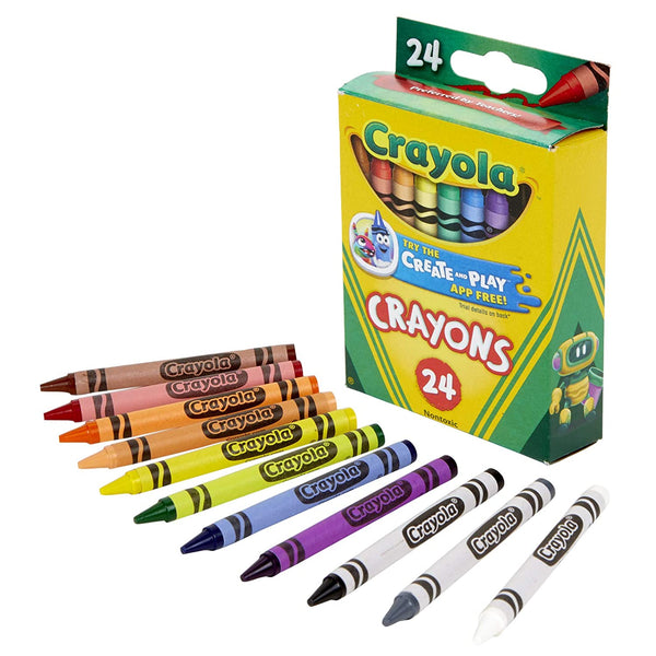 Crayola Crayons-Glitter 24/Pkg 52-3715 - GettyCrafts