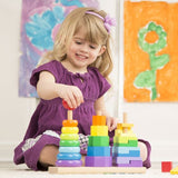 Melissa and Doug Geometric Stacker Toddler Toy