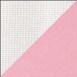 Badger Basket Elegance Round Baby Bassinet - Color: White Pique with Pink Trim