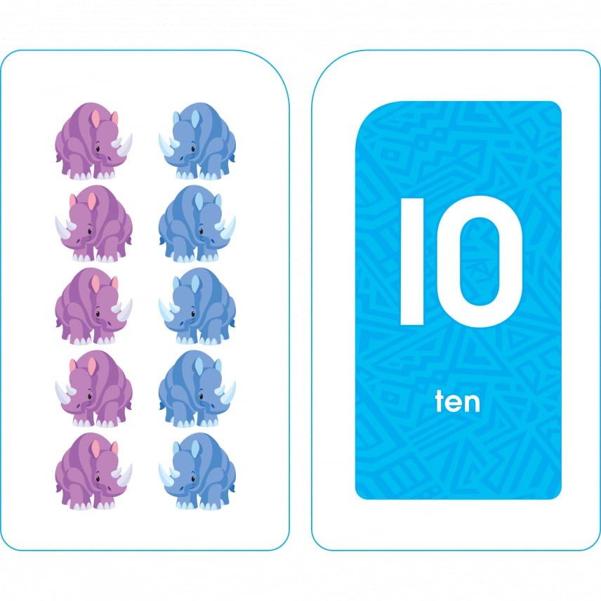 School Zone Numbers 0-25 Flash Cards