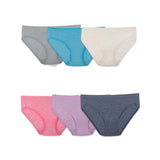 Fruit of the Loom Womens 6 Pack Assorted Panties