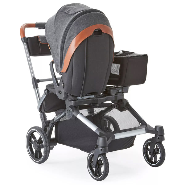 Contours Element Side-by-Side Single-to-Double Stroller, Storm Grey – S&D Kids