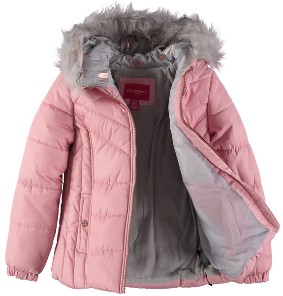 スキー London Fog Down jacket London Fog Women's Lightweight Packable Down Filled Full-Zip
