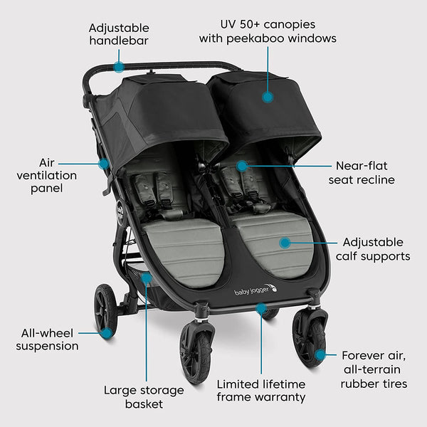 gt2 double stroller Baby Jogger City Mini GT2 Double – S&D Kids