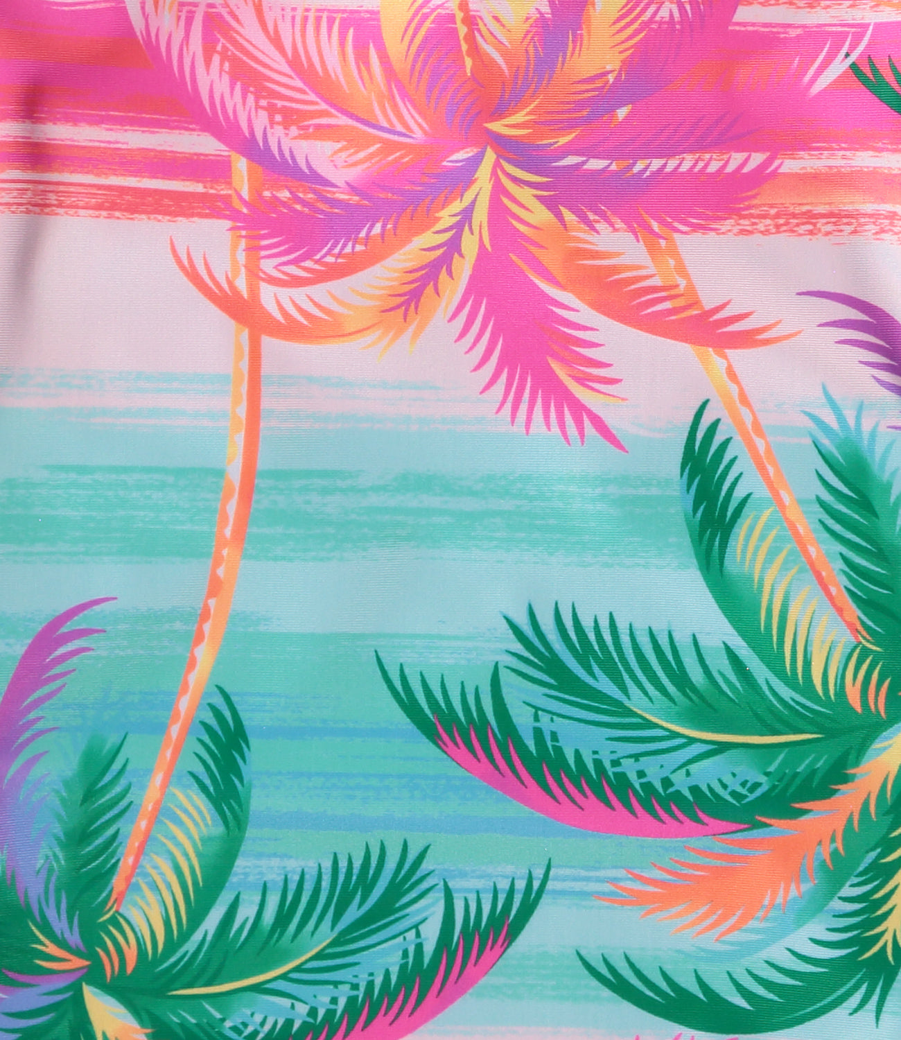 Breaking Waves Girls 7-16 One Piece Palm Bow Swimsuit