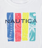 Nautica Boys 4-7 Tropical Logo T-Shirt