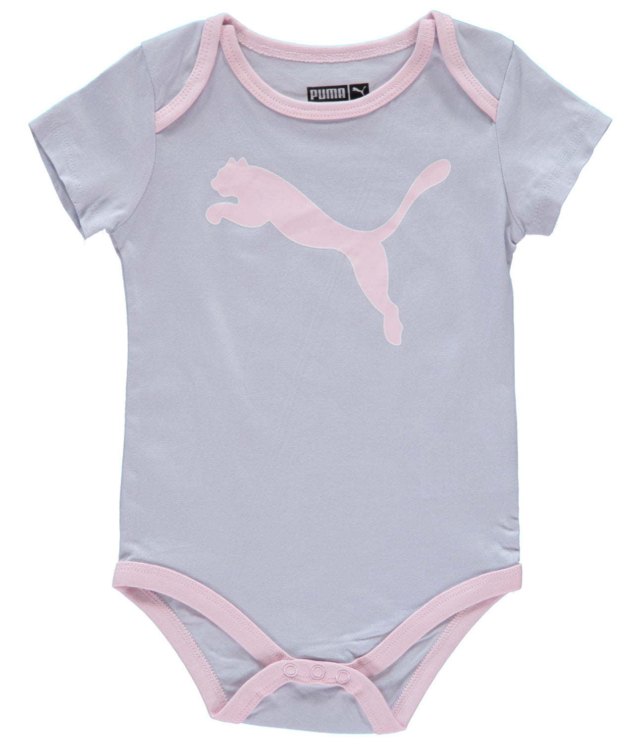 PUMA Girls 0-9 Months Short Sleeve 5-Pack Bodysuit