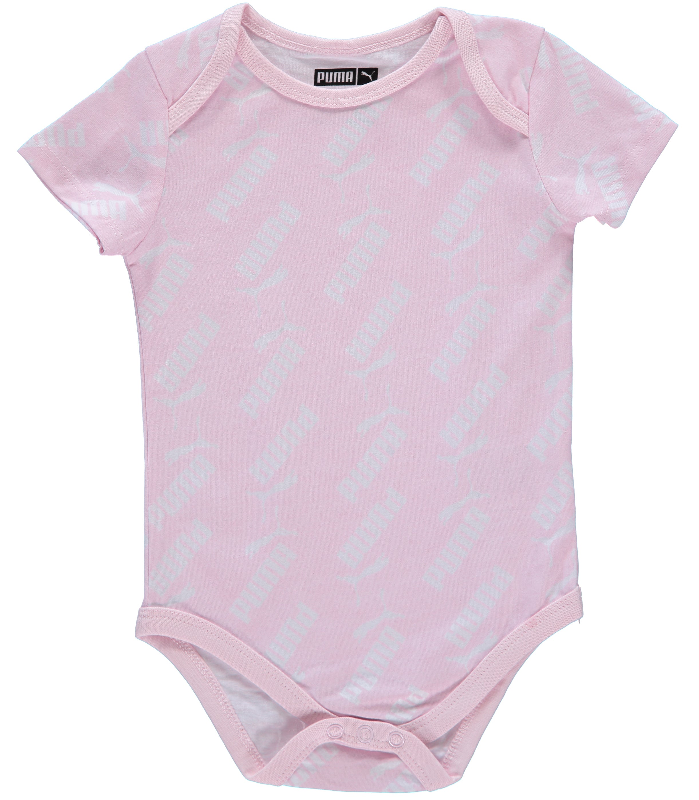 PUMA Girls 0-9 Months Short Sleeve 5-Pack Bodysuit