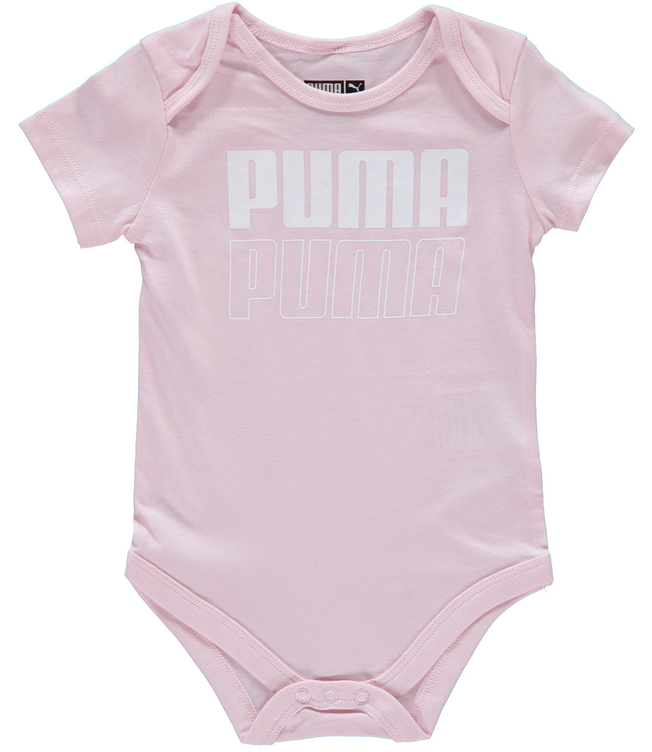 PUMA Girls 0-9 Months Short Sleeve 5-Pack Bodysuit