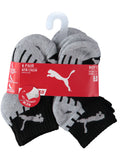 PUMA Toddler Boys 6-Pack Quarter Sock