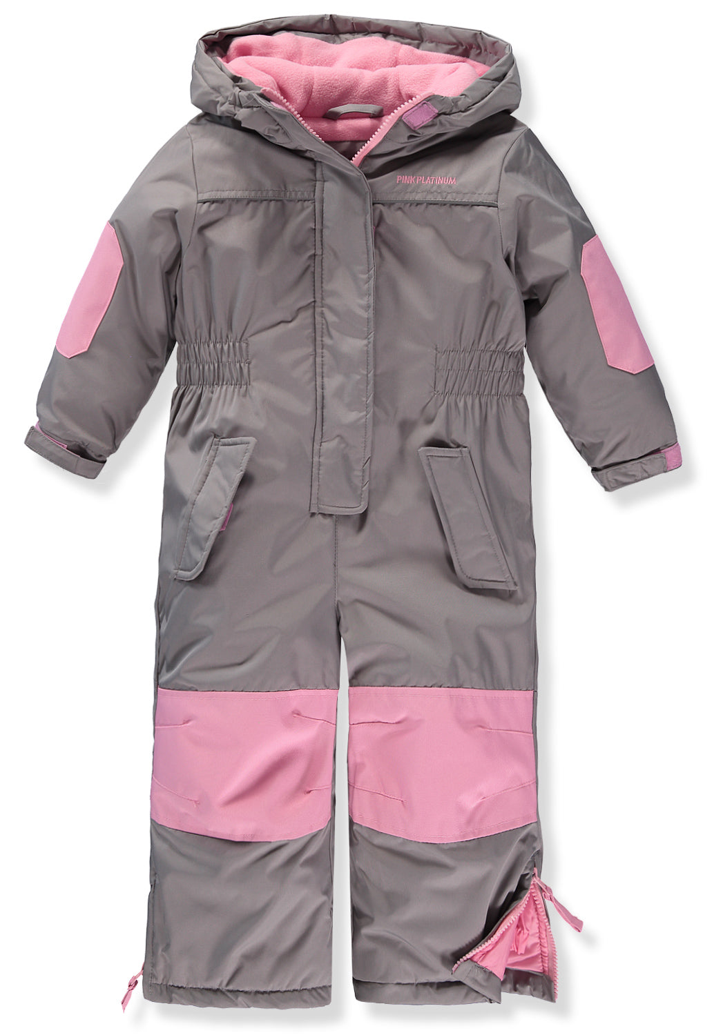 Pink Platinum Girls 12-24 Months Snowmobile Snowsuit
