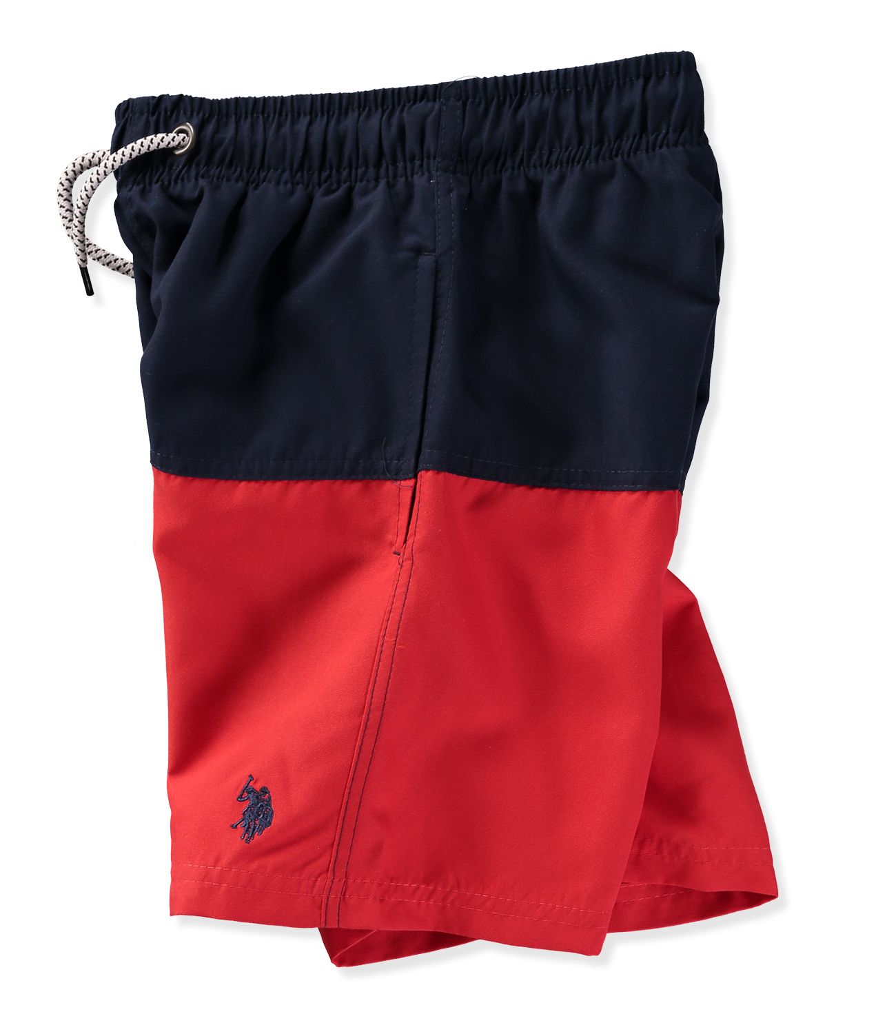 U.S. Polo Assn. Boys 8-20 Colorblock Swim Trunks