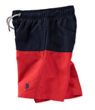 U.S. Polo Assn. Boys 8-20 Colorblock Swim Trunks