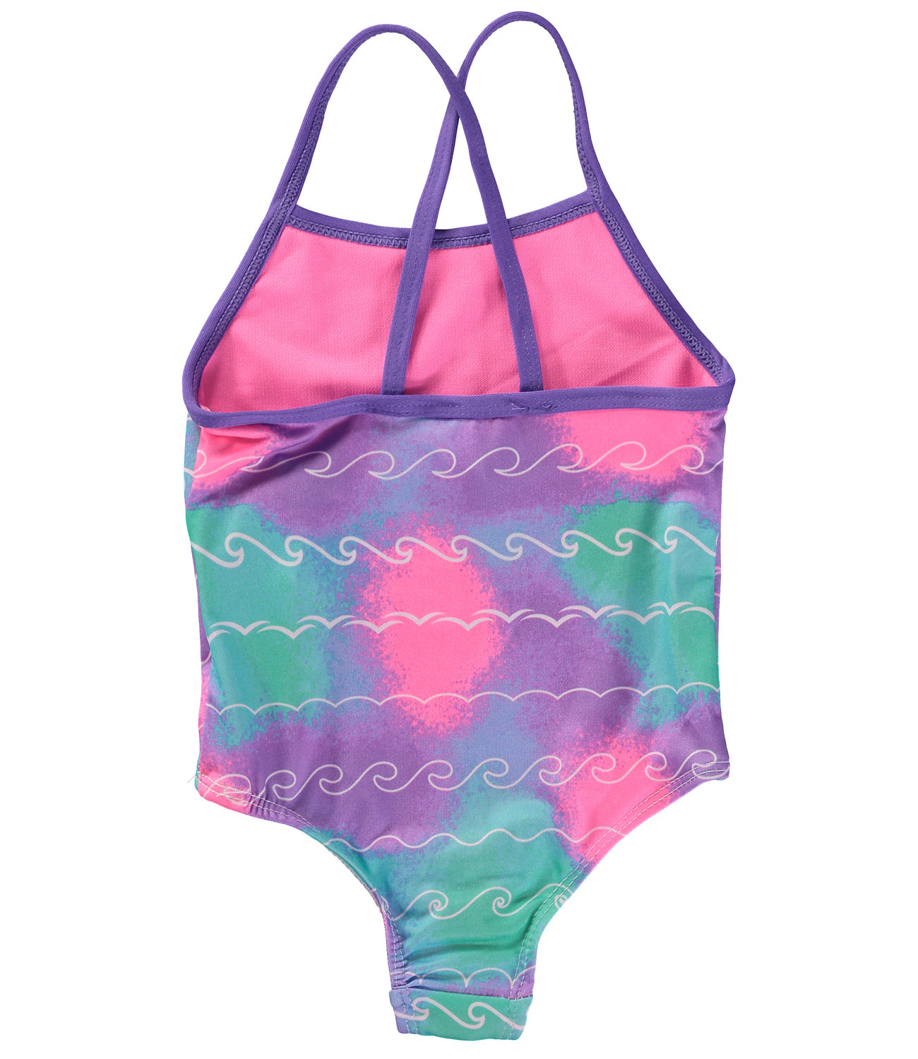 Limited Too Tie Dye Wave One Piece Swimsuit