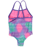 Limited Too Tie Dye Wave One Piece Swimsuit
