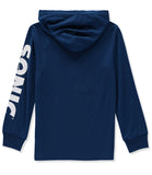 Sonic Boys 4-20 Long Sleeve Sonic and Friends Hooded T-Shirt