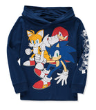 Sonic Boys 4-20 Long Sleeve Sonic and Friends Hooded T-Shirt