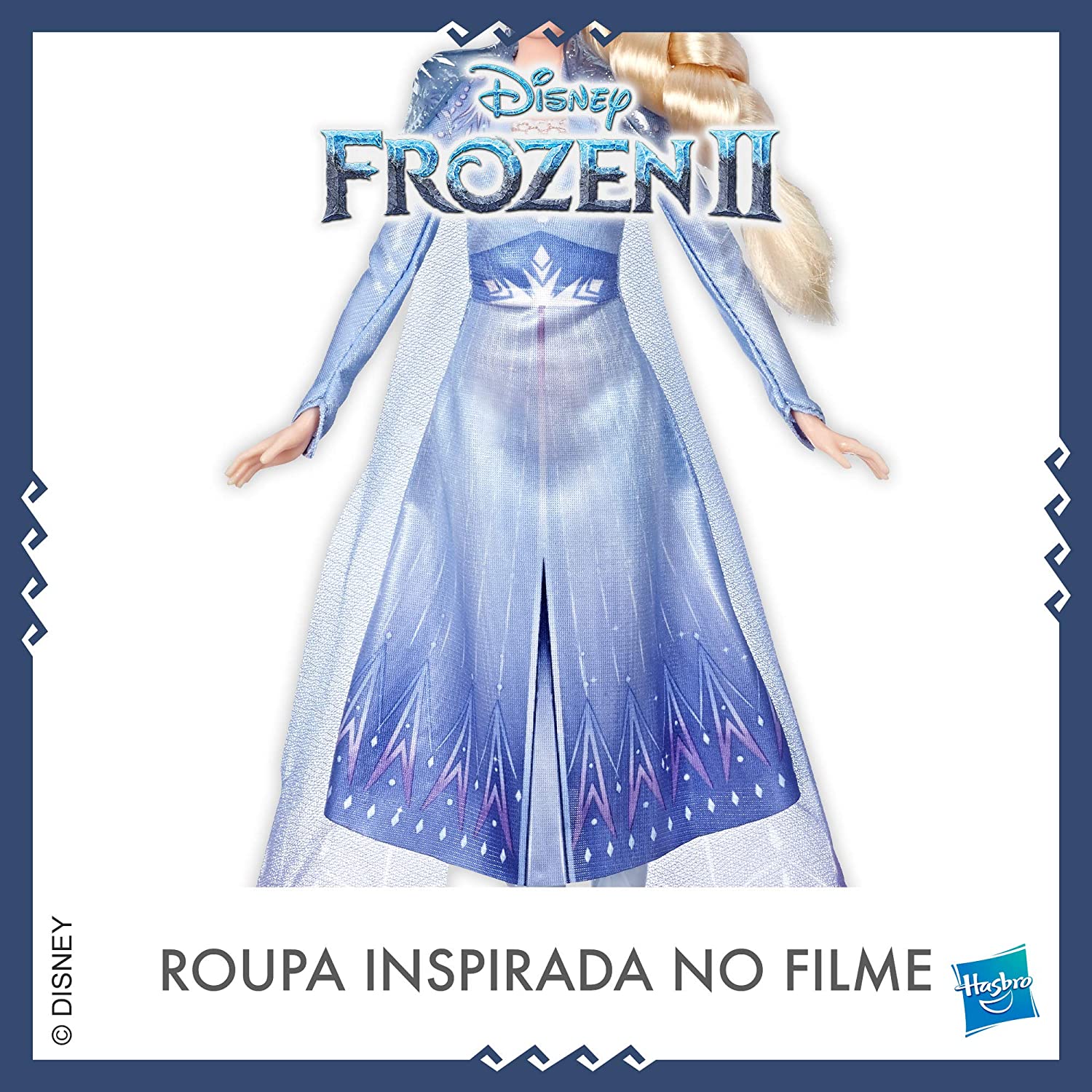 Disney Frozen Elsa Fashion Doll with Long Blonde Hair & Blue Outfit Inspired by Frozen 2