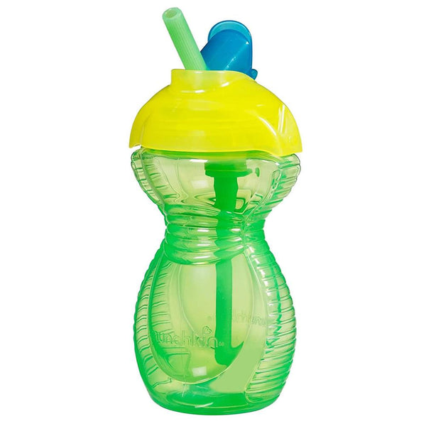 Munchkin Click Lock 9oz Flip Straw Cup, 2pk - Deco (Colors Vary)