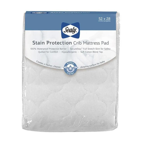 Sealy Stain Protection Waterproof Fitted Toddler Baby Crib