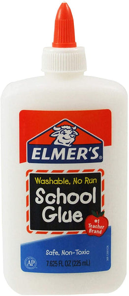 Elmer's Liquid Glitter Glue, Washable, Red, 6 Ounces, 1