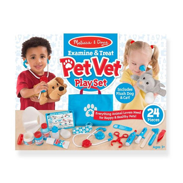 Melissa and Doug Examine & Treat Pet Vet Play Set – S&D Kids
