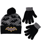 DC Boys 4-7 Batman Hat Gloves Set