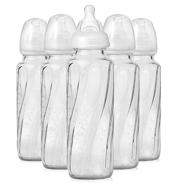 evenflo silicone bottle sleeve Evenflo Feeding Glass Premium Proflo Vented Plus Bottles, Clear, 8 Ounce (Pack of 6)