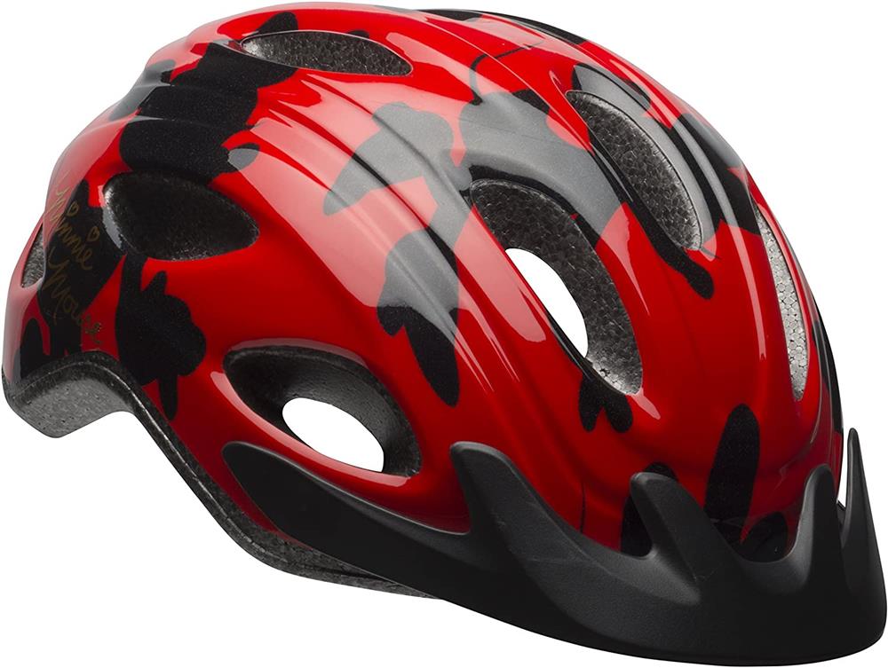 Disney Minnie Mouse Bell Helmet - Red/Black