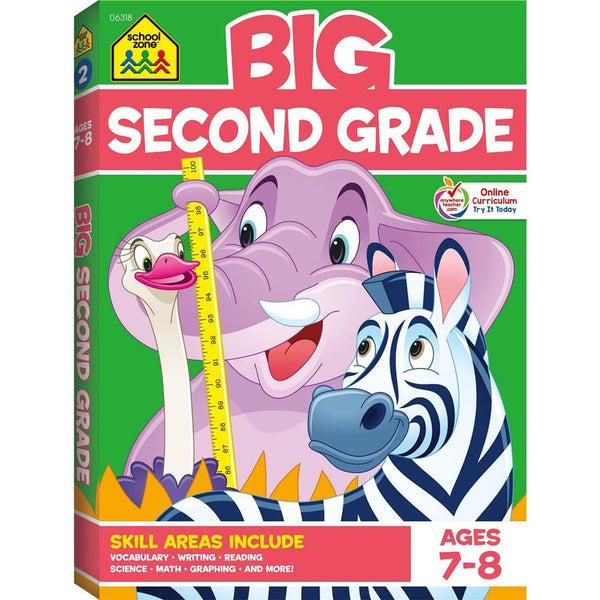 SCHOOL ZONE BIG SECOND/THIRD GRADE（2冊） Big Science Workbook Grades 2-3 – School Zone Publishing Company