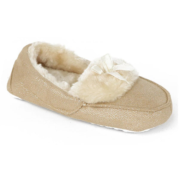 Chatties Girls 7-16 Faux Fur Glitter Slippers – S&D Kids