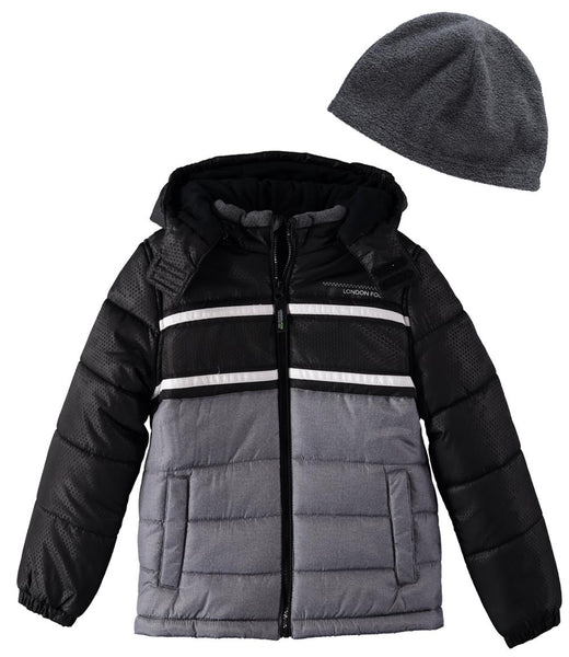 London Fog Boys 8-20 Weather Resistant Puffer Jacket with
