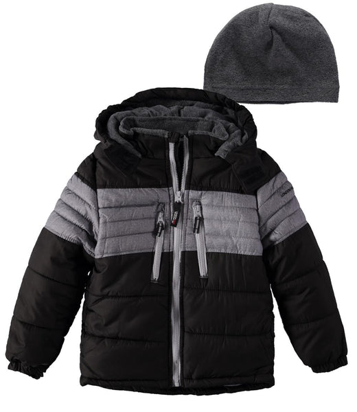 London Fog Boys 8-20 Stripe Puffer Jacket – S&D Kids